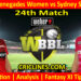 Today Match Prediction-MLRW vs SYSW-WBBL T20 2022-24th Match-Who Will Win