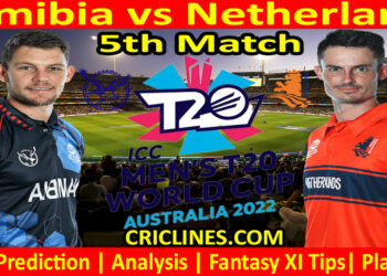 Today Match Prediction-NBA vs NET-ICC T20 World Cup 2022-5th Match-Who Will Win