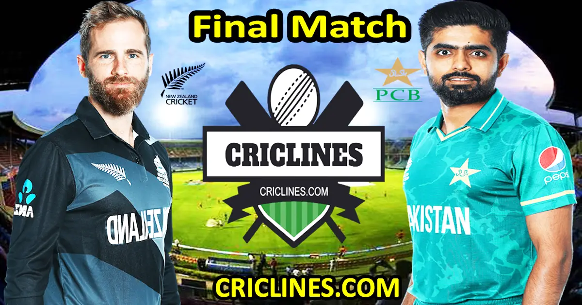 Today Match Prediction-New Zealand vs Pakistan-Final T20-New Zealand T20I Tri-Series 2022-Who Will Win Today