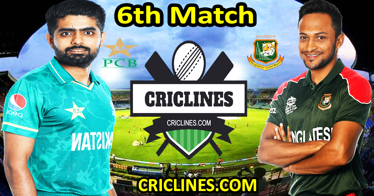 Today Match Prediction-Pakistan vs Bangladesh-6th T20-Pakistan T20I Tri-Series 2022-Who Will Win Today