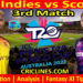 Today Match Prediction-WI vs SCO-ICC T20 World Cup 2022-3rd Match-Who Will Win