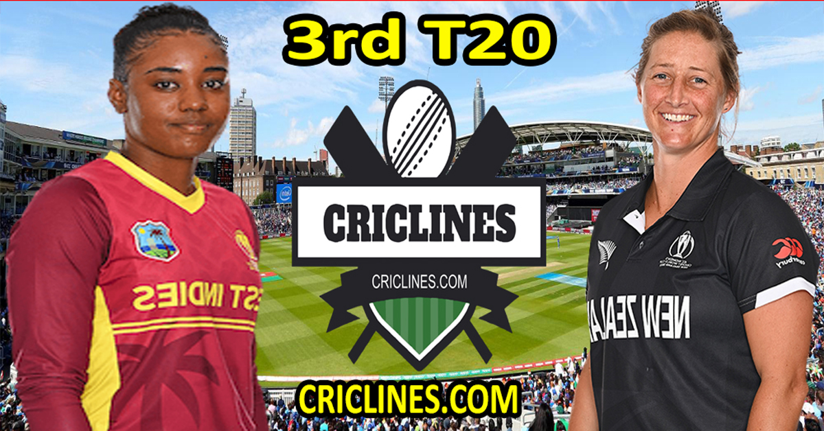 Today Match Prediction-West Indies Women vs New Zealand Women-3rd T20 2022-Who Will Win