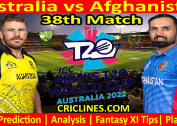 Today Match Prediction-AUS vs AFG-Dream11-ICC T20 World Cup 2022-38th Match-Who Will Win
