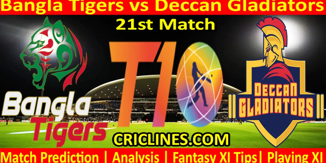 Today Match Prediction-BT vs DG-Dream11-Abu Dhabi T10 League-2022-21st Match-Who Will Win