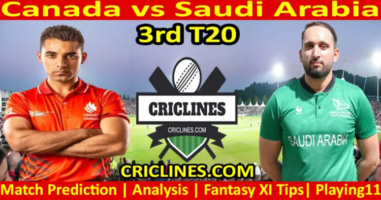 Today Match Prediction-CAN vs SA-3rd T20 2022-Desert Cup T20I Series 2022-Dream11-Who Will Win