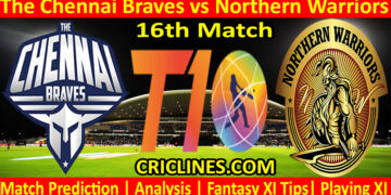 Today Match Prediction-CB vs NW-Dream11-Abu Dhabi T10 League-2022-16th Match-Who Will Win