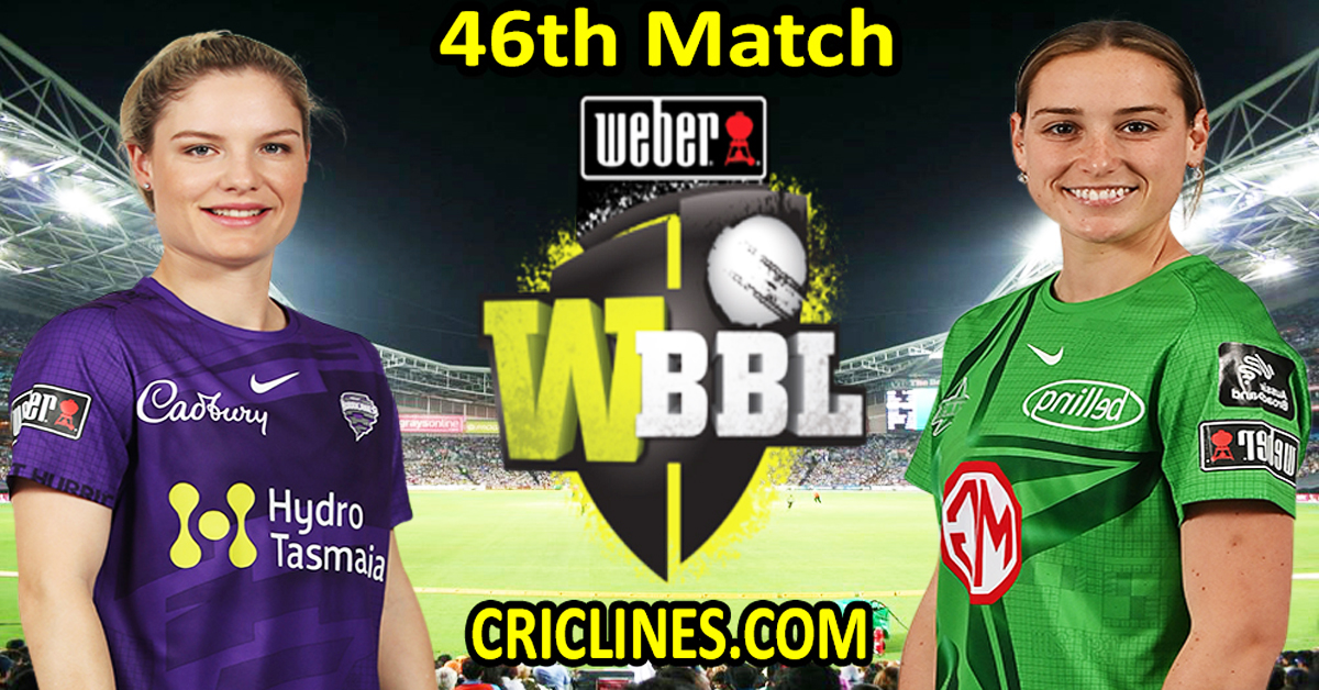 Today Match Prediction-Hobart Hurricanes Women vs Melbourne Stars Women-WBBL T20 2022-46th Match-Who Will Win