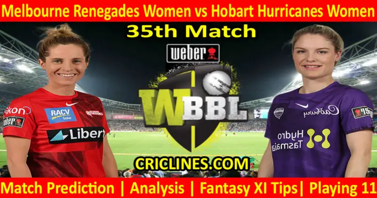 Today Match Prediction-MLRW vs HBHW-WBBL T20 2022-35th Match-Who Will Win