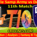 Today Match Prediction-MSA vs DB-Dream11-Abu Dhabi T10 League-2022-11th Match-Who Will Win