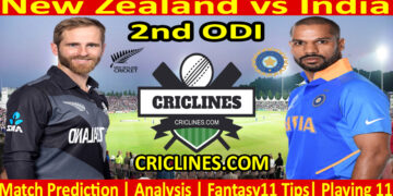 Today Match Prediction-NZ vs IND-Dream11-2nd ODI-2022-Who Will Win