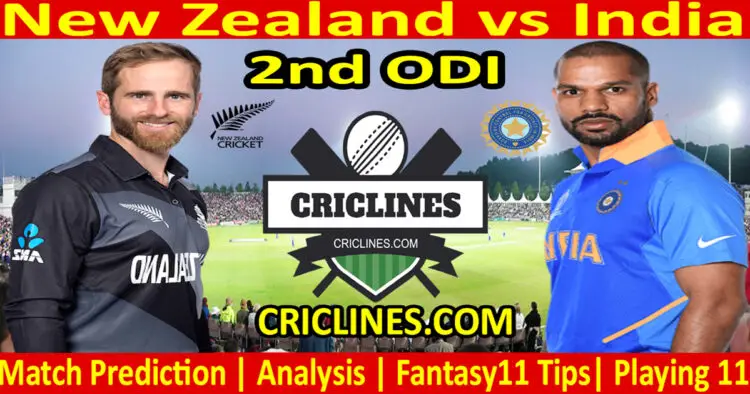 Today Match Prediction-NZ vs IND-Dream11-2nd ODI-2022-Who Will Win