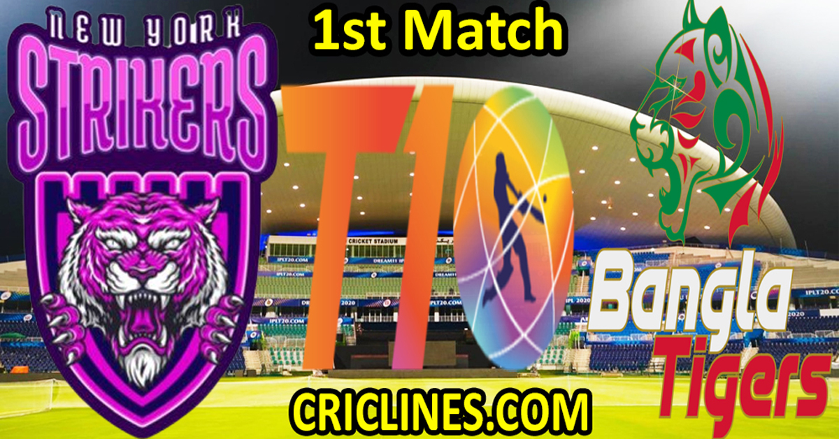 Today Match Prediction-New York Strikers vs Bangla Tigers-Dream11-Abu Dhabi T10 League-2022-1st Match-Who Will Win