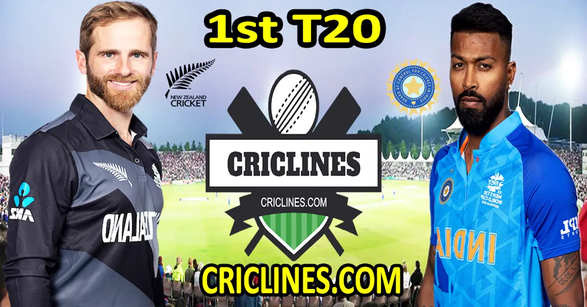 Today Match Prediction-New Zealand vs India-Dream11-1st T20-2022-Who Will Win