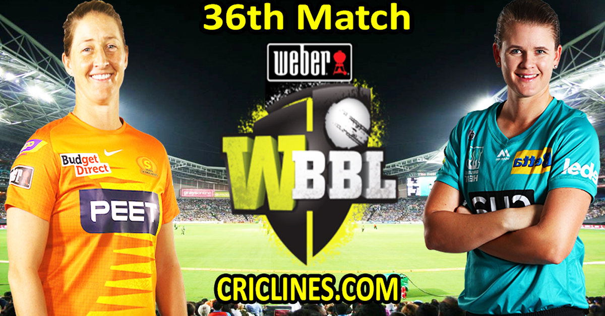 Today Match Prediction-Perth Scorchers Women vs Brisbane Heat Women-WBBL T20 2022-36th Match-Who Will Win