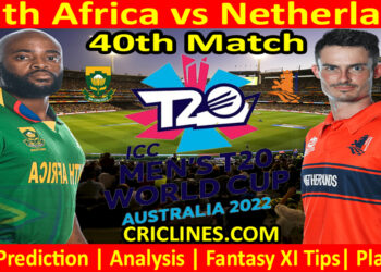 Today Match Prediction-SA vs NET-Dream11-ICC T20 World Cup 2022-40th Match-Who Will Win