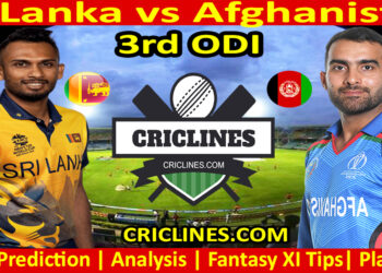 Today Match Prediction-SL vs AFG-Dream11-3rd ODI-2022-Who Will Win