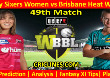 Today Match Prediction-SYSW vs BBHW-WBBL T20 2022-49th Match-Who Will Win