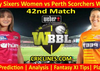 Today Match Prediction-SYSW vs PRSWn-WBBL T20 2022-42nd Match-Who Will Win