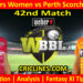 Today Match Prediction-SYSW vs PRSWn-WBBL T20 2022-42nd Match-Who Will Win