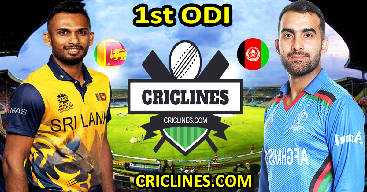 Today Match Prediction-Sri Lanka vs Afghanistan-Dream11-1st ODI-2022-Who Will Win