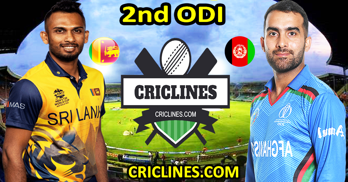 Today Match Prediction-Sri Lanka vs Afghanistan-Dream11-2nd ODI-2022-Who Will Win