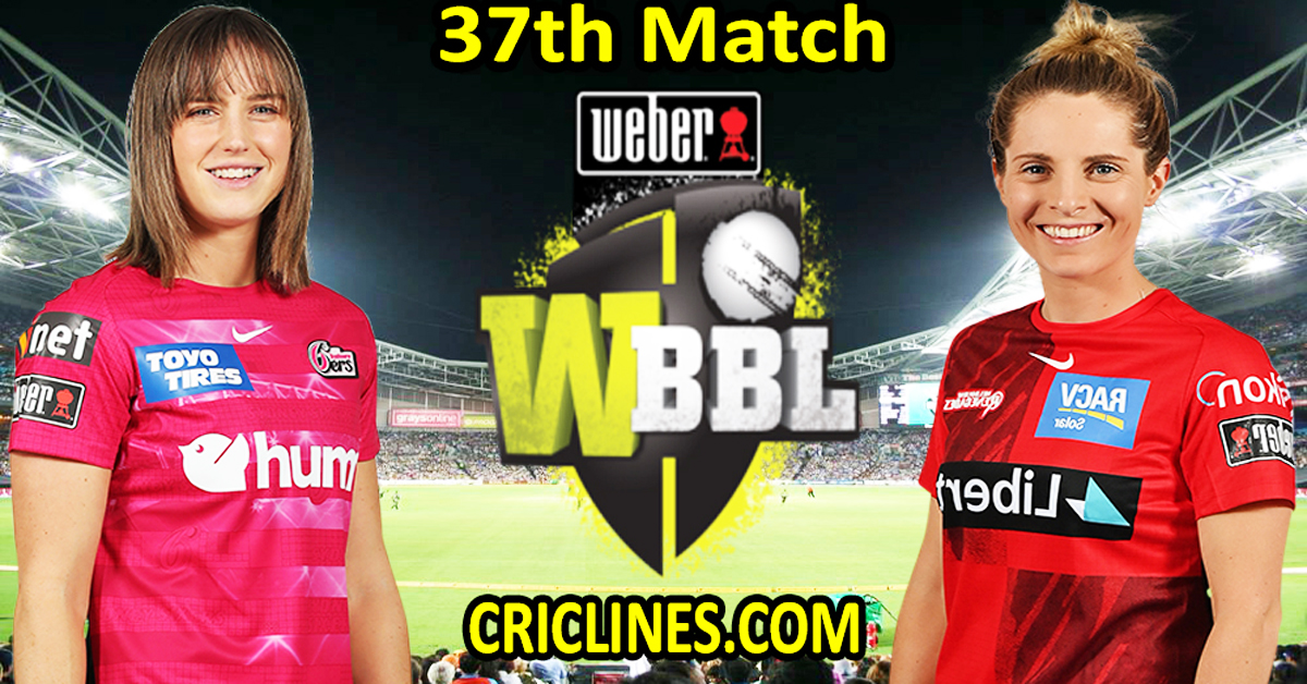 Today Match Prediction-Sydney Sixers Women vs Melbourne Renegades Women-WBBL T20 2022-37th Match-Who Will Win