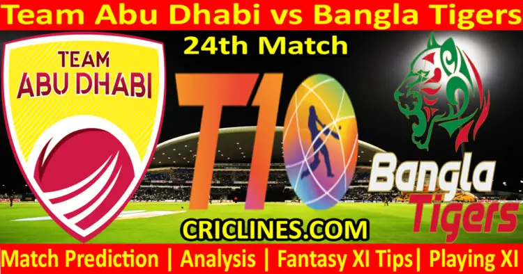 Today Match Prediction-TAB vs BT-Dream11-Abu Dhabi T10 League-2022-24th Match-Who Will Win