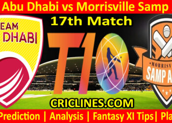 Today Match Prediction-TAB vs MSA-Dream11-Abu Dhabi T10 League-2022-17th Match-Who Will Win