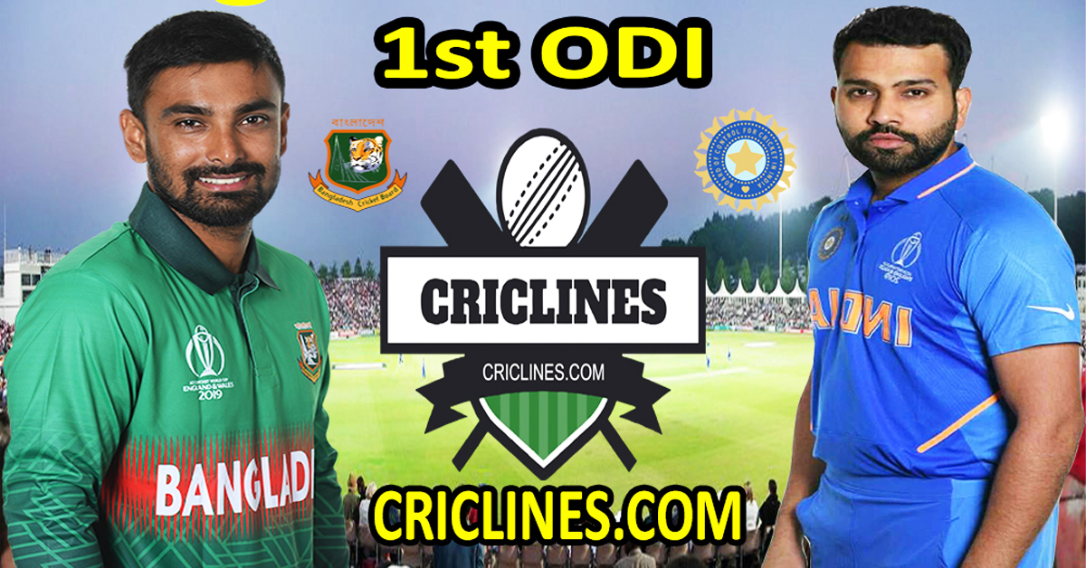 Today Match Prediction-Bangladesh vs India-Dream11-1st ODI-2022-Who Will Win