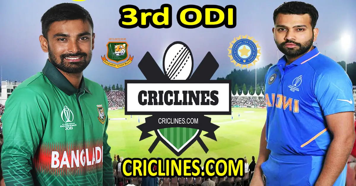 Today Match Prediction-Bangladesh vs India-Dream11-3rd ODI-2022-Who Will Win