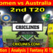 Today Match Prediction-INDW vs AUSW-Dream11-2nd T20 2022-Who Will Win