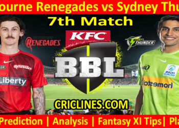 Today Match Prediction-MLR vs SYT-Dream11-BBL T20 2022-23-7th Match-Who Will Win