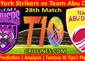 Today Match Prediction-NYS vs TAB-Dream11-Abu Dhabi T10 League-2022-28th Match-Who Will Win