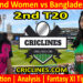 Today Match Prediction-NZW vs BANW-2nd T20-Dream11-2022-Who Will Win