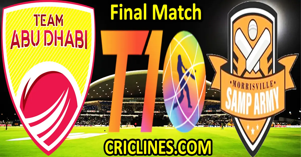 Today Match Prediction-New York Strikers vs Deccan Gladiators-Dream11-Abu Dhabi T10 League-2022-Final Match-Who Will Win