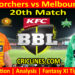 Today Match Prediction-PRS vs MLS-Dream11-BBL T20 2022-23-20th Match-Who Will Win
