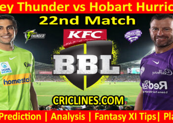 Today Match Prediction-SYT vs HBH-Dream11-BBL T20 2022-23-22nd Match-Who Will Win