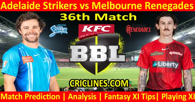 Today Match Prediction-ADS vs MLR-Dream11-BBL T20 2022-23-36th Match-Who Will Win