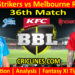 Today Match Prediction-ADS vs MLR-Dream11-BBL T20 2022-23-36th Match-Who Will Win