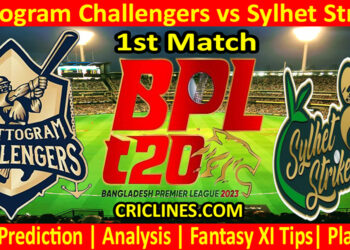 Today Match Prediction-CCH vs SYL-Dream11-BPL T20-2023-1st Match-Who Will Win