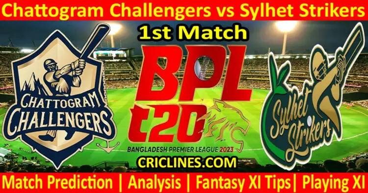 Today Match Prediction-CCH vs SYL-Dream11-BPL T20-2023-1st Match-Who Will Win