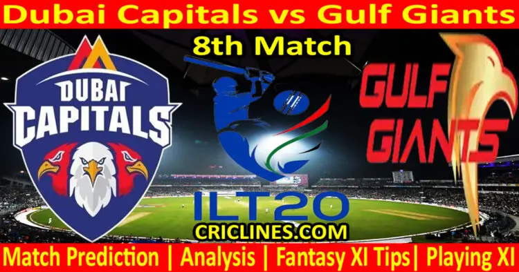 Today Match Prediction-DC vs GG-IL T20 2023-8th Match-Who Will Win