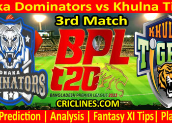 Today Match Prediction-DD vs KT-Dream11-BPL T20-2023-3rd Match-Who Will Win