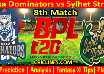 Today Match Prediction-DD vs SYL-Dream11-BPL T20-2023-8th Match-Who Will Win