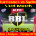 Today Match Prediction-HBH vs SYS-Dream11-BBL T20 2022-23-53rd Match-Who Will Win