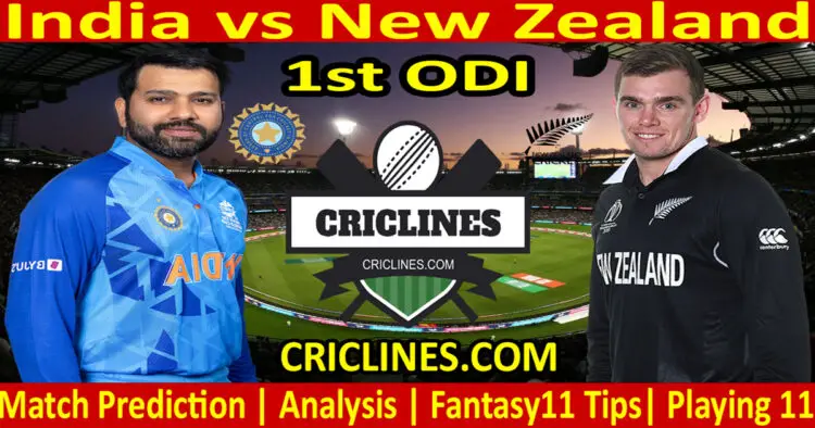 Today Match Prediction-IND vs NZ-Dream11-1st ODI-2023-Who Will Win