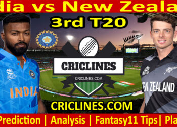 Today Match Prediction-IND vs NZ-Dream11-3rd T20-2023-Who Will Win