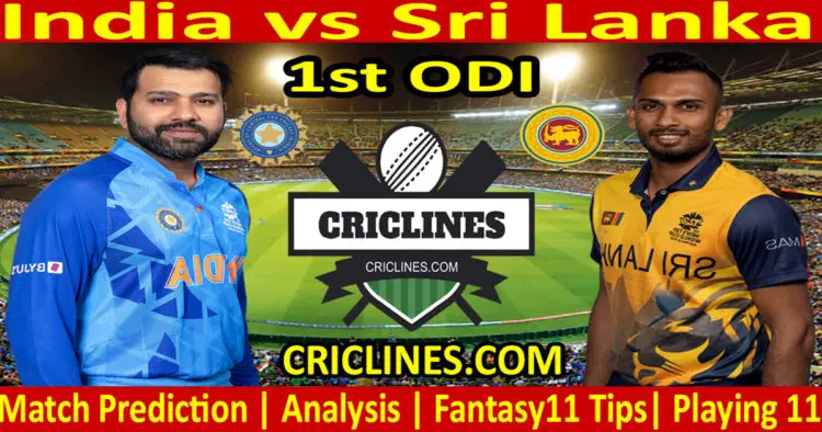 Today Match Prediction-IND vs SL-Dream11-1st ODI-2023-Who Will Win