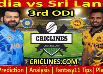 Today Match Prediction-IND vs SL-Dream11-3rd ODI-2023-Who Will Win