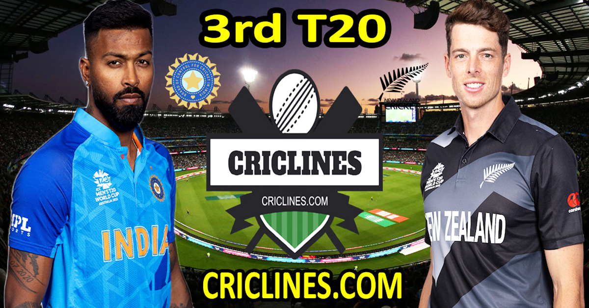 Today Match Prediction-India vs New Zealand-Dream11-3rd T20-2023-Who Will Win